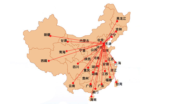 安檢門營銷推廣地圖